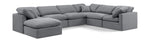 Indulge - Velvet 7 Piece Modular Sectional