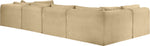 Shaggy - 6 Piece Modular U-Shaped Armless Sectional