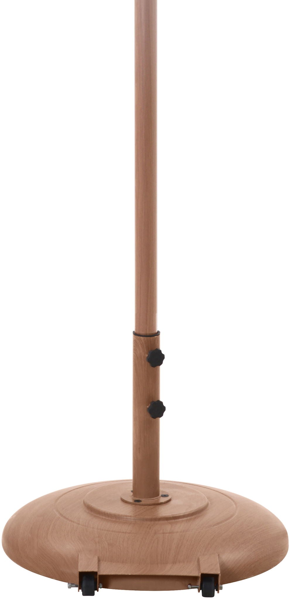 Fiji - Aluminum Patio Umbrella With Round Teak Base