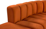 Arc - Velvet 7 Piece Corner Modular Sofa