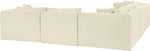 Shaggy - 5 Piece Modular Corner Sectional