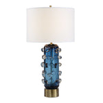 Aura - Table Lamp - Blue / Brass