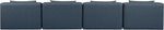 Cube - Modular 4 Seat Armless Sofa