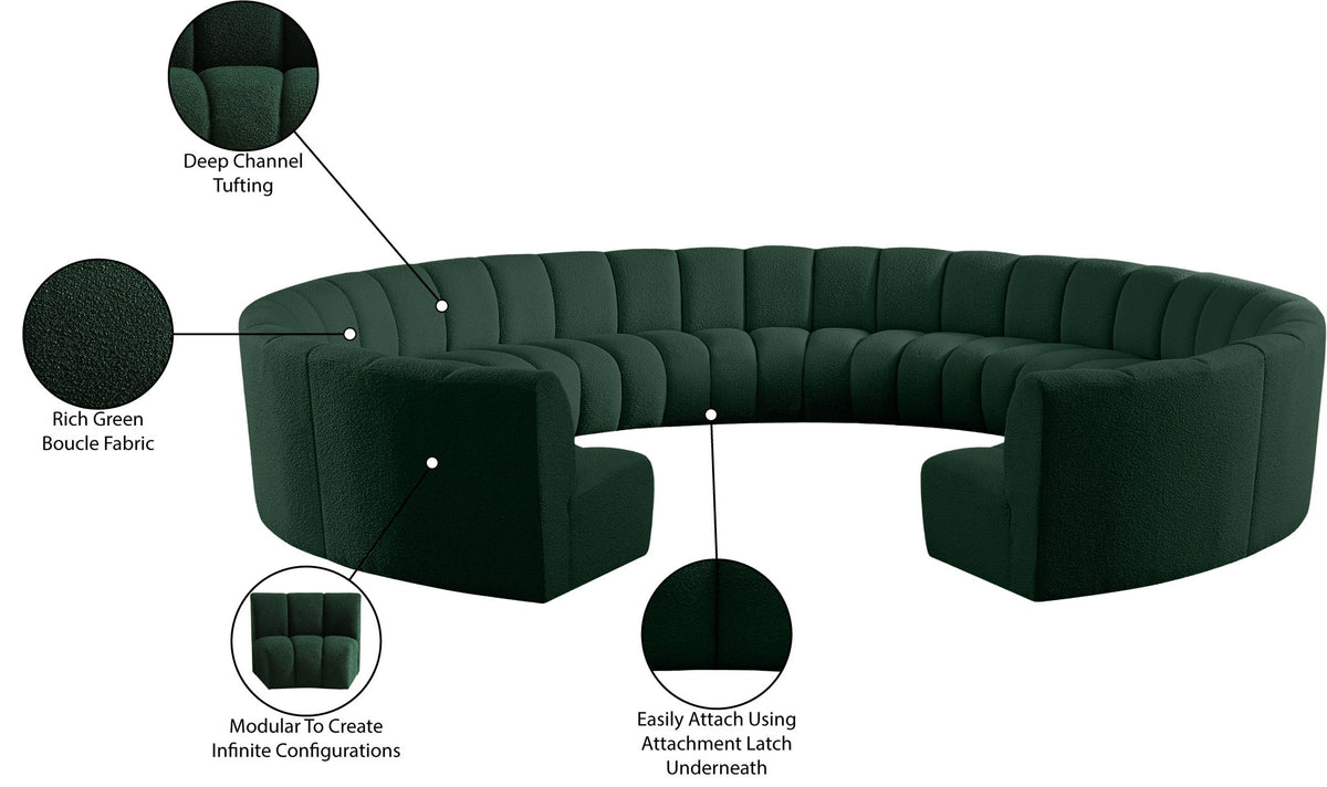 Infinity - 11 Piece Boucle Modular Sectional