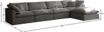 Plush - 5 Piece Modular Sectional