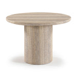 Rapallo - 43" Concrete Indoor/Outdoor Dining Table - Travertine
