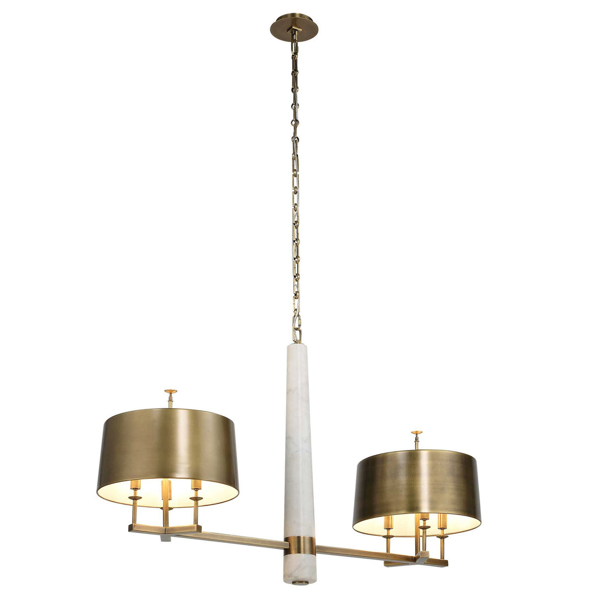 Double Shot - Pendant - Light Antique Brass