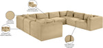 Shaggy - 8 Piece Modular U-Shaped Sectional