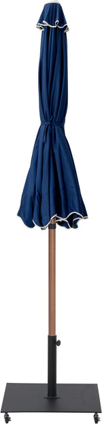 Amalfi - Aluminum Patio Umbrella - Black Base / Light Brown Pole