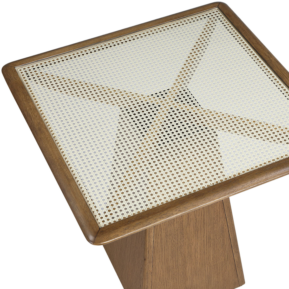 Atrium - Glass Top And Wood Base Dining Table