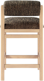 Roundhill - Fabric Counter Stool - Natural Frame