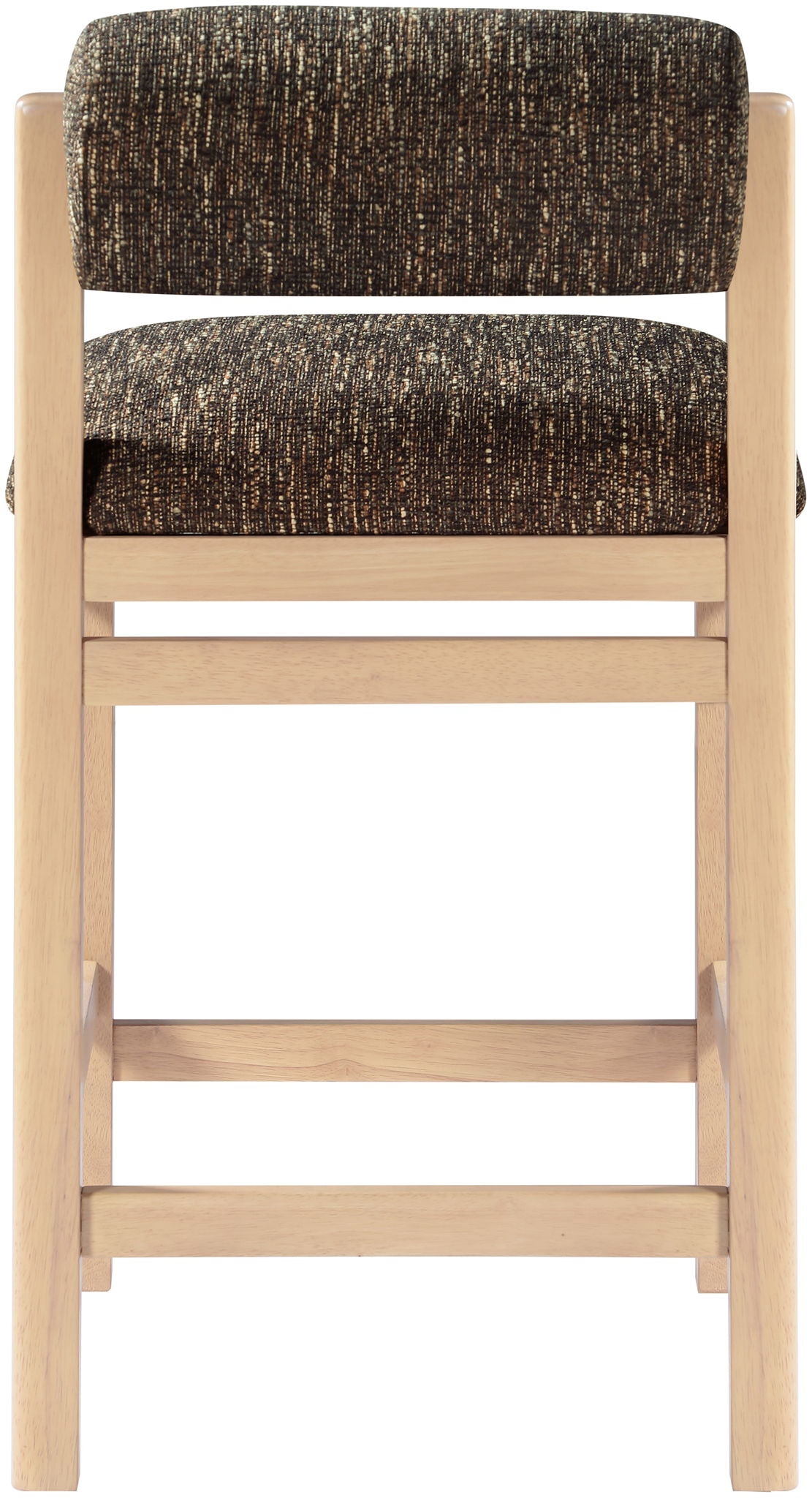 Roundhill - Fabric Counter Stool - Natural Frame