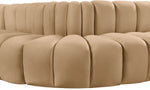Arc - Velvet 6 Piece Curved Modular Sofa