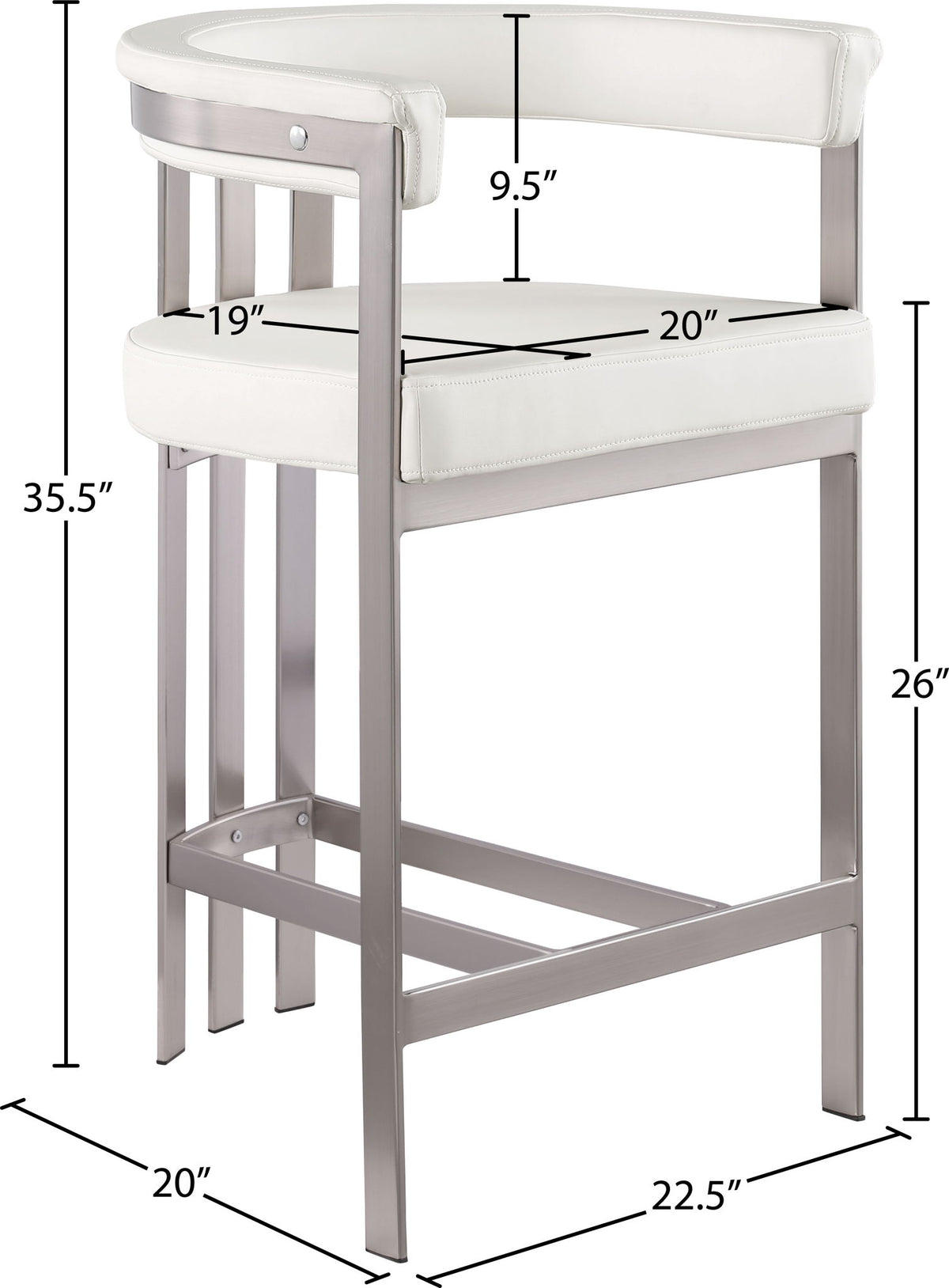 Marcello - Counter Stool (Set of 2)
