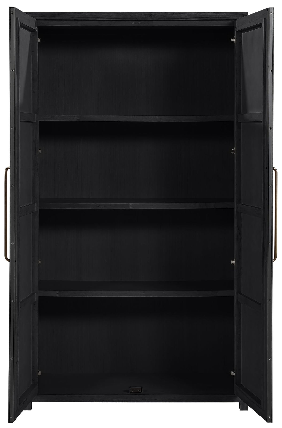 Vana - Solid Wood, Oak Veneer And Stainless Steel Storage Cabinet
