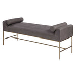 Coco - Bench - Brass / Gray