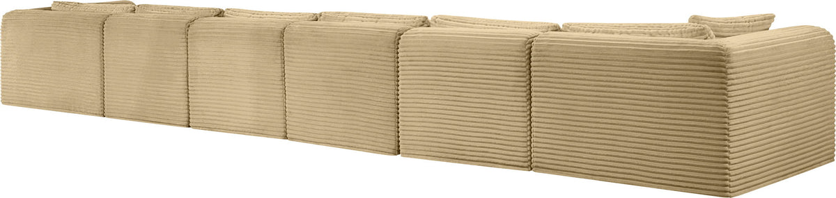 Shaggy - 6 Piece Modular Sectional With Chaise
