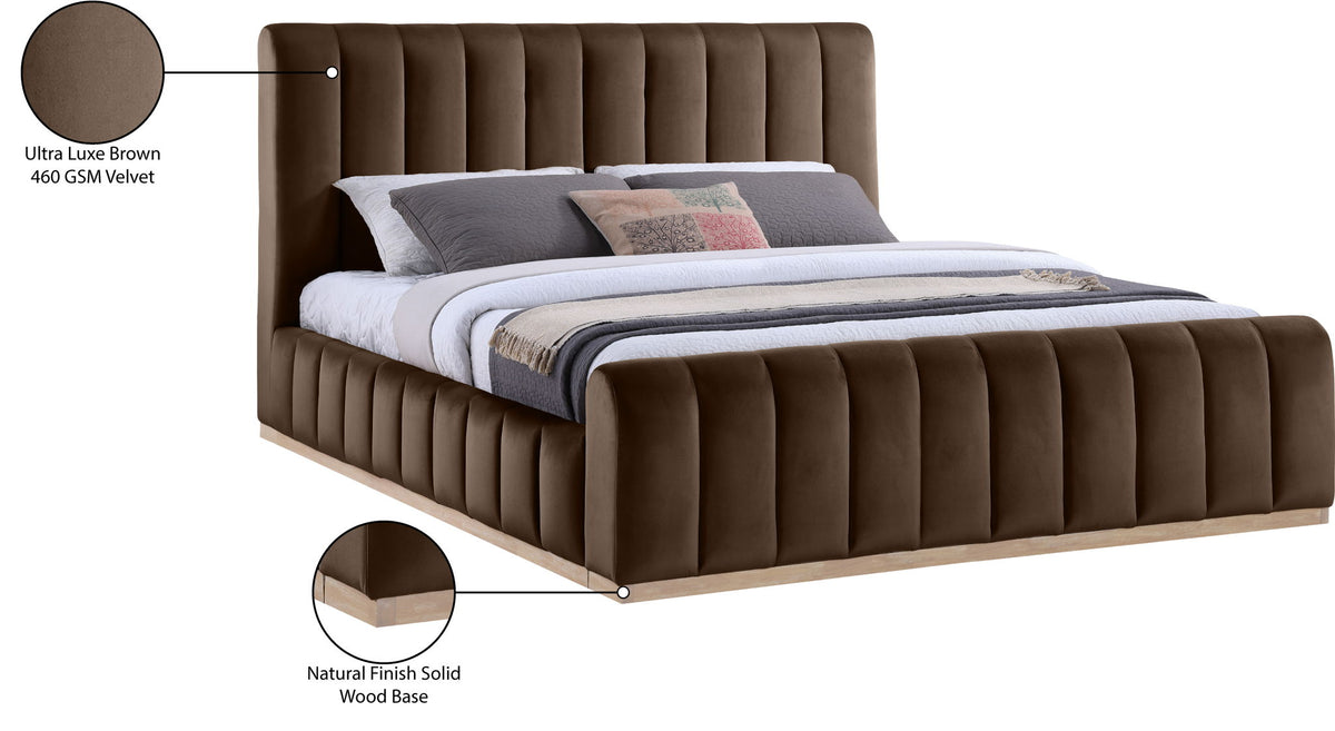 Amara - Velvet Bed