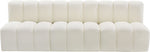 Arc - Faux Leather 3 Seats Modular Sofa