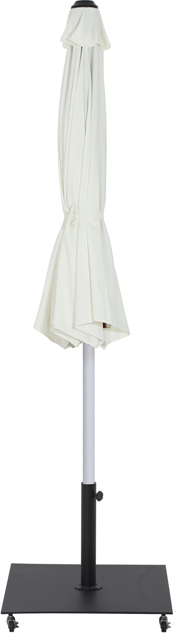 Fiji - Aluminum Patio Umbrella With Square Black And White Base