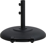 Amalfi - Patio Umbrella - Black Base / Black Pole