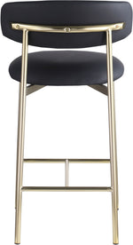 Lupita - Counter Stool With Brushed Gold Frame (Set of 2)