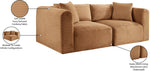 Shaggy - Fabric 2 Seat Modular Sofa