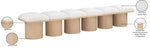 Pavilion - 6 Piece Modular Bench With Natural Base