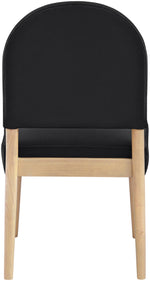 Varinelle - Velvet Dining Chair (Set of 2) - Natural Frame