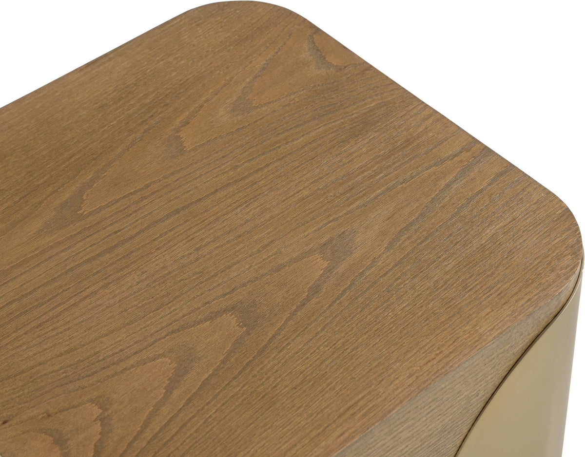 Cazari - Oak Wood And Iron Table
