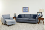 Mia - Fabric Ottoman