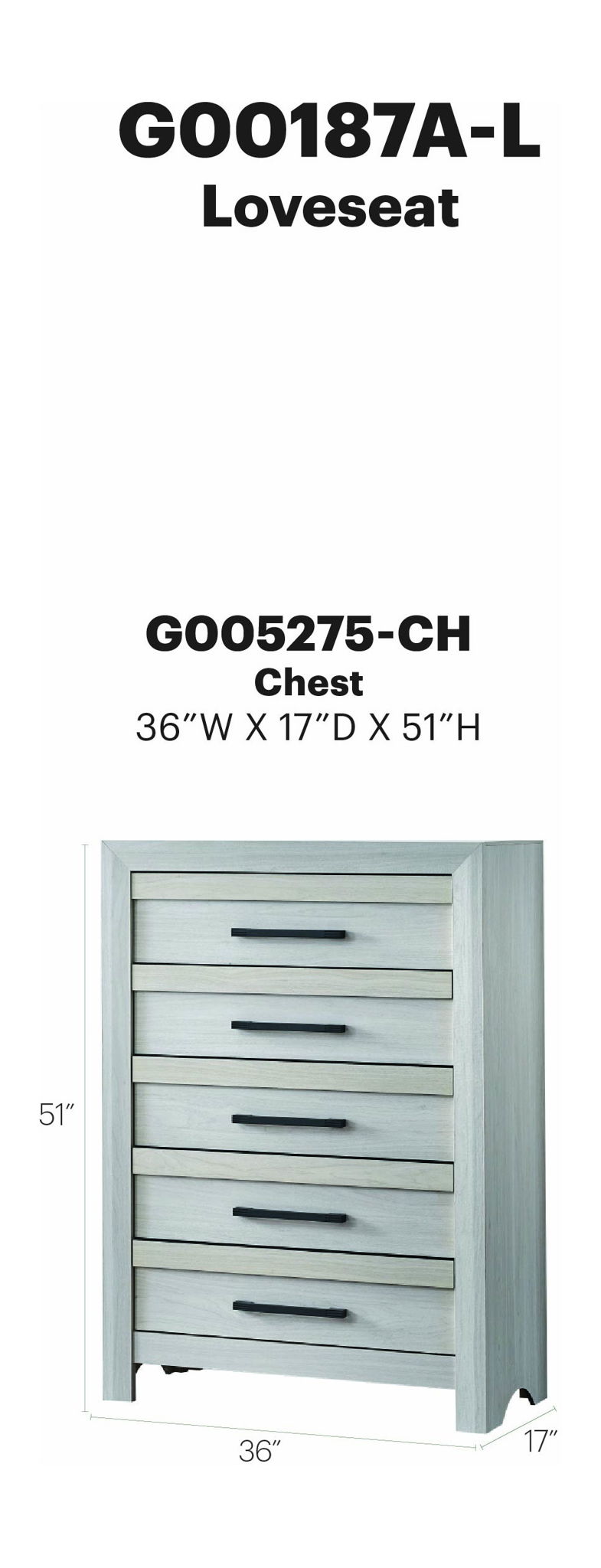 Glory Furniture - Rustica - Chest