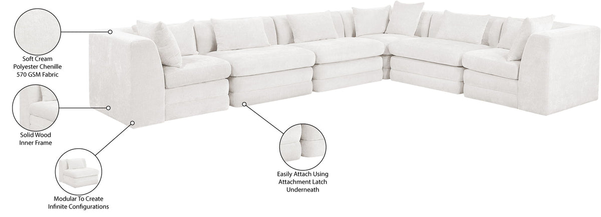 Stellar - 6 Piece Upholstered Modular Sectional