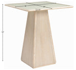 Atrium - Glass Top And Wood Base Dining Table