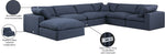 Comfy - 7 Piece Linen Modular Sectional With Chaise
