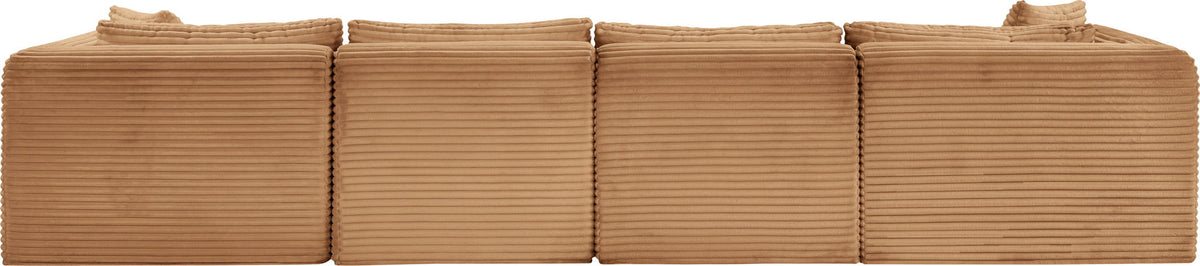 Shaggy - Fabric 6 Piece Modular Sectional With 2 Ottomans