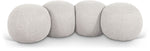 Apollo - Boucle Fabric Bench