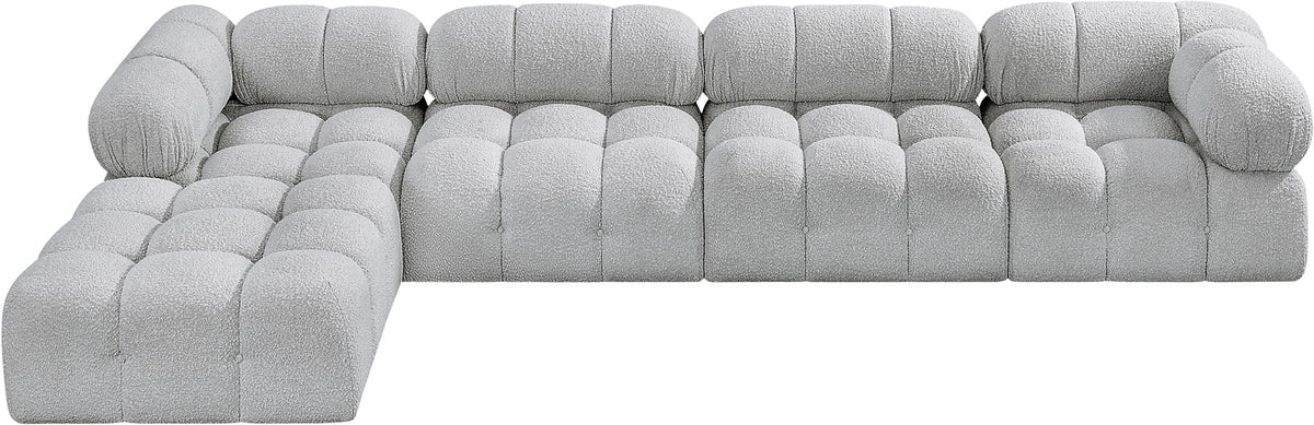 Ames - 5 Piece Fabric Modular Sectional