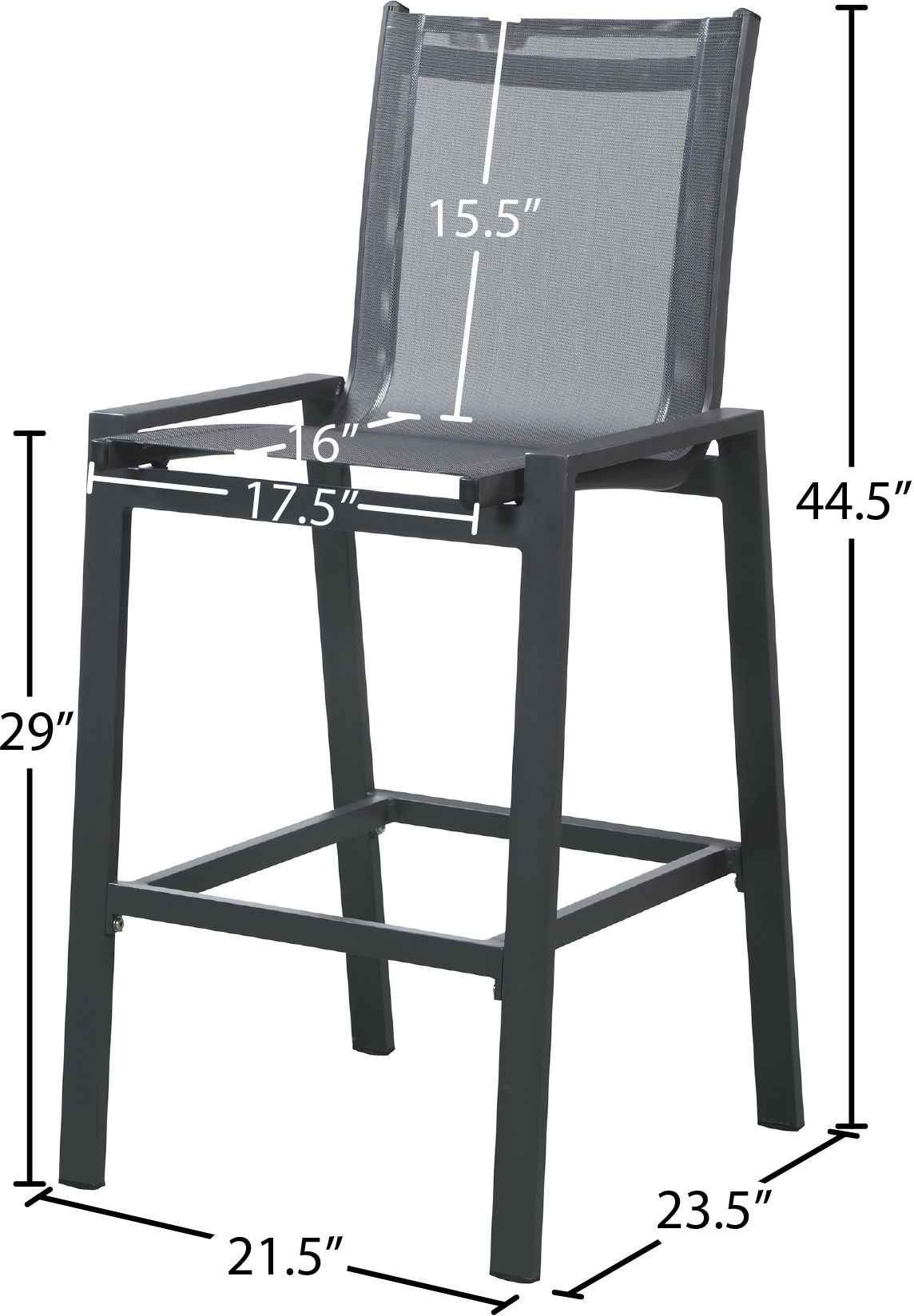 Nizuc - Outdoor Patio Barstool (Set of 2)