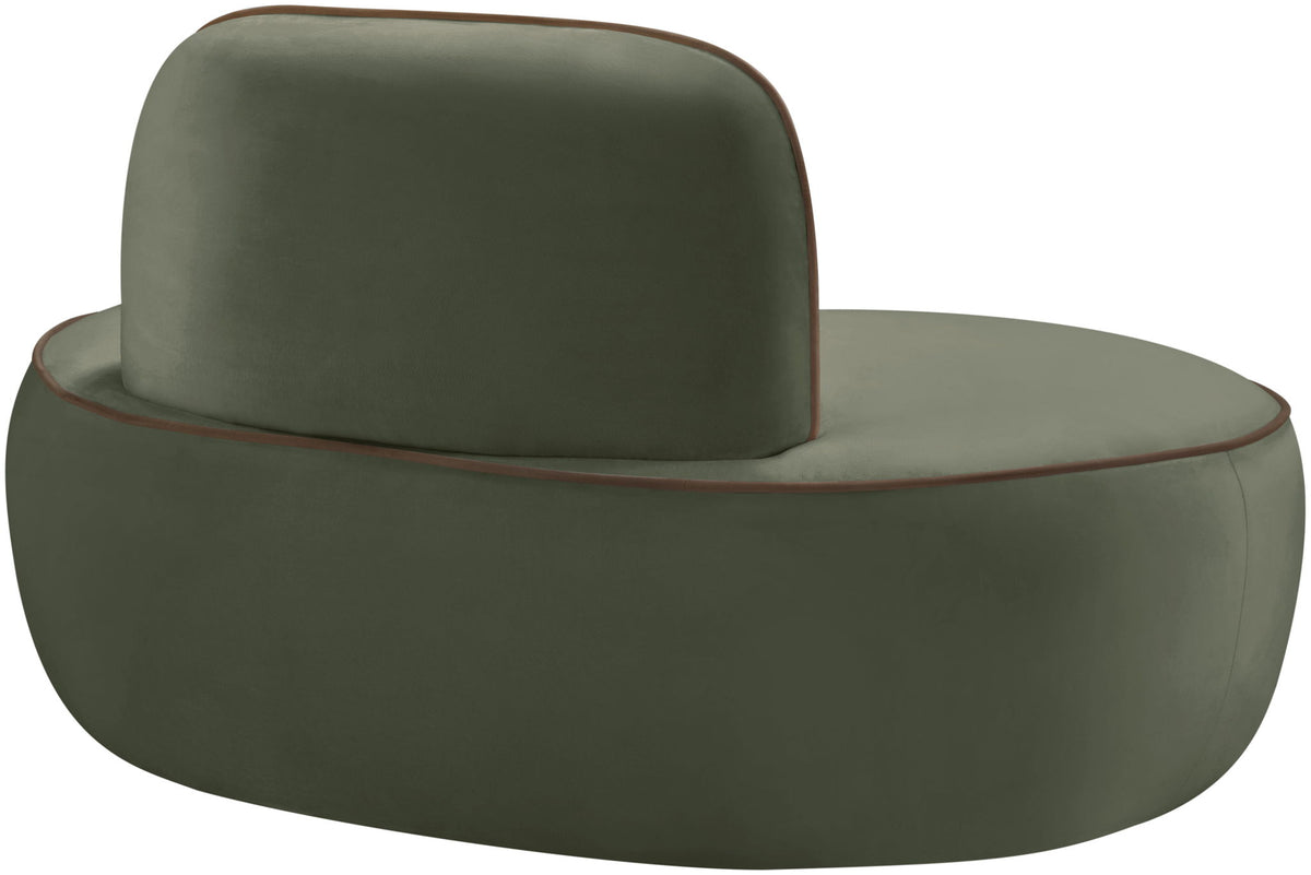 Swerve - Velvet Upholstered Chair