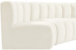 Arc - Velvet 8 Piece U-Shaped Modular Sofa