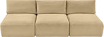Shaggy - 3 Seat Modular Armless Sofa