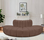 Arc - Faux Leather 4 Piece Modular Sofa