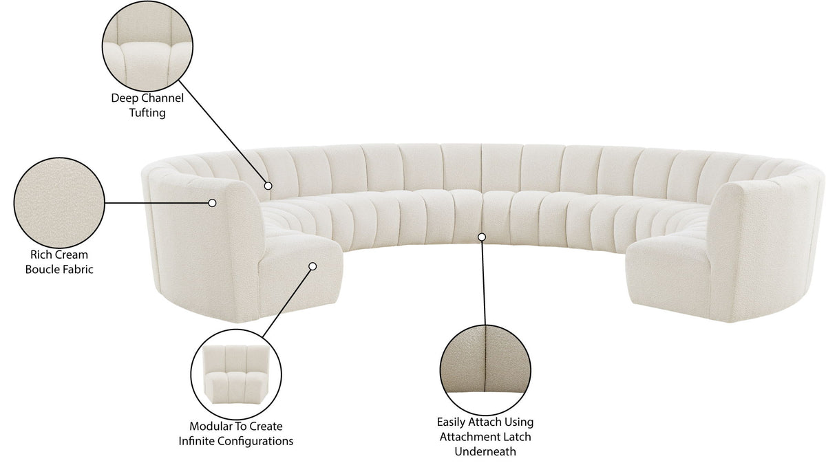 Infinity - 10 Piece Boucle Modular Sectional