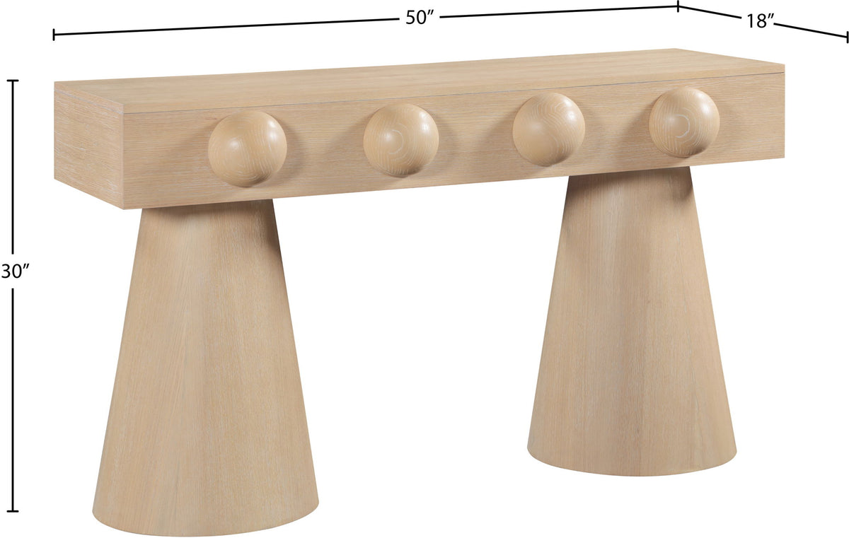 Bracciano - Oak Veneer Console Table