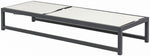 Maldives - Water Resistant Outdoor Patio Adjustable Sun Chaise Lounge Chair With Gray Base