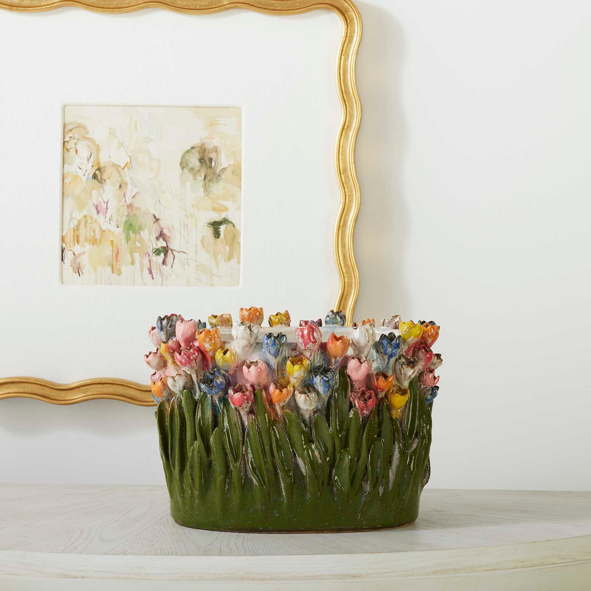 Tulip Symphony - Cachepot - Green