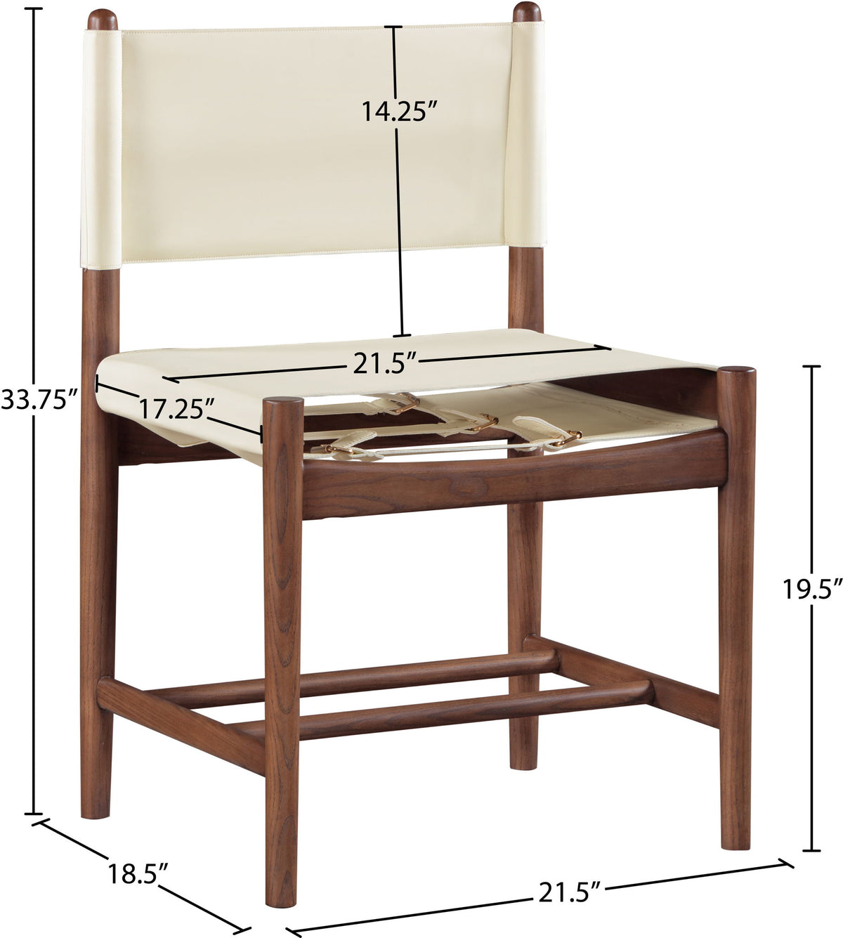 Rawlins - Dining Chair (Set of 2) - Walnut Frame