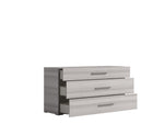 Mia - Dresser - White / Gray / Silver