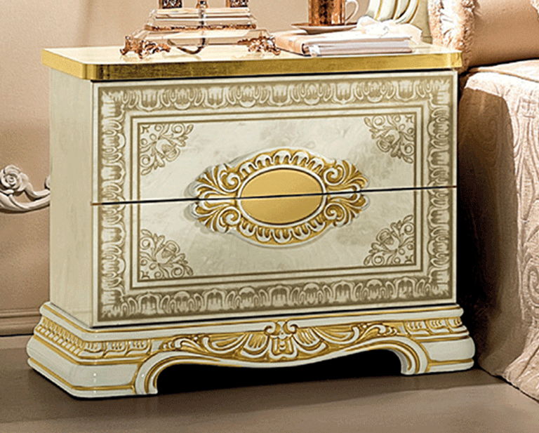 Leonardo - Nightstand - Beige